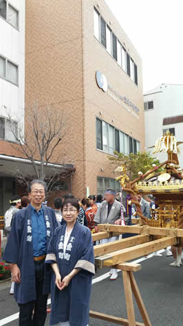 金町常盤町会　葛西神社例大祭に参加させていただきました